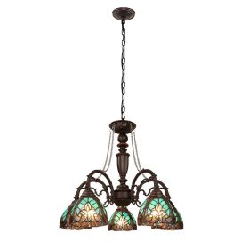 Liaison Victorian-Style 5-Light Antique Dark Bronze Finish Large Chandelier (Option: )