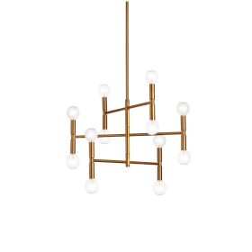 12LT Chandelier, Vintage Bronze Finish (Option: Metal)