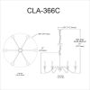 6LT Incandescent Chandelier, MB