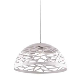 1LT Pendant, Matte White Finish (Option: Metal)