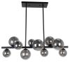 10LT Halogen Horiz Pendant MB, Smoked Glass