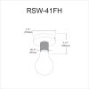 1LT Flush Mount, MB