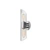 2LT Vanity, PC, Clear Fluted Glass