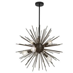 8LT Incandescent Pendant, MB (Option: Metal)