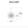 8LT Incandescent Pendant, MB