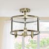 Medium 13" Iron Flushmount
