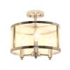 Medium 13" Iron Flushmount