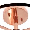 Medium 13" Iron Flushmount