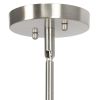1-Light 9.25" Adjustable Hanging Cylindrical Clear Glass Pendant Fixture