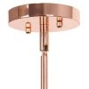 1-Light 9.25" Adjustable Hanging Cylindrical Clear Glass Pendant Fixture