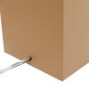 Lalia Home Lexington 21" Leather Base Modern Home Décor Bedside Table Lamp