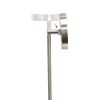 5.75" Adjustable 1-Light Cylindrical Clear Glass Kitchen Island