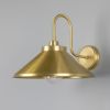 Nerissa Brass Swan Neck Wall Sconce IP65