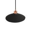 Pyrus Organic Ceramic Pendant Light 11", Black Clay