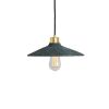 Pyrus Organic Ceramic Pendant Light 11", Blue Earth