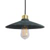 Pyrus Organic Ceramic Pendant Light 11", Blue Earth