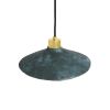 Pyrus Organic Ceramic Pendant Light 11", Blue Earth