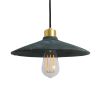 Pyrus Organic Ceramic Pendant Light 11", Blue Earth