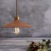 Pyrus Organic Ceramic Pendant Light 11", Red Iron