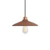 Pyrus Organic Ceramic Pendant Light 11", Red Iron