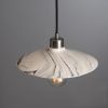 Pyrus Marbled Ceramic Pendant Light 11"