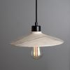 Pyrus Marbled Ceramic Pendant Light 11"
