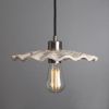 Kapok Marbled Ceramic Pendant Light 10.6"