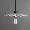 Kapok Marbled Ceramic Pendant Light 10.6"