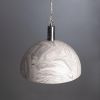 Kauri Marbled Ceramic Dome Pendant Light 14.6"