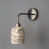 Osier Marbled Ceramic Wall Sconce