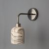 Osier Marbled Ceramic Wall Sconce